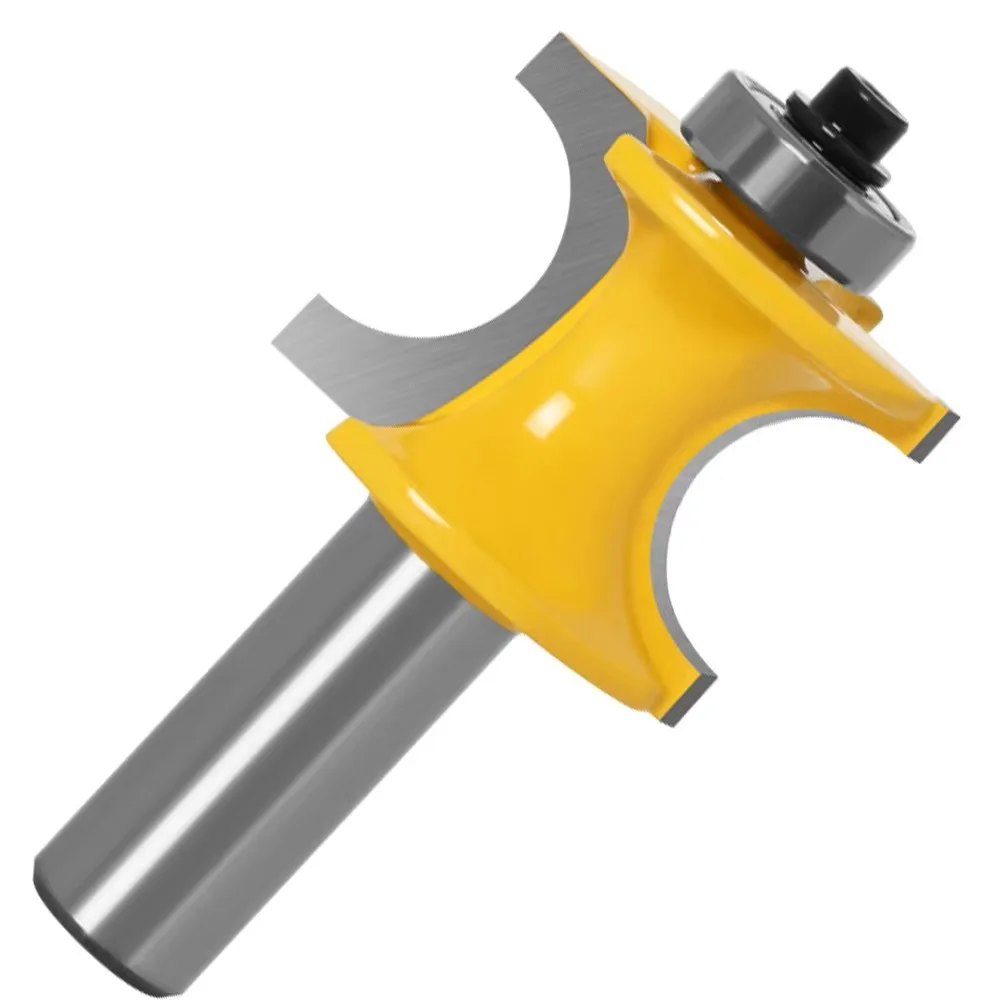 1 قطعة 1/2 "12.7 مللي متر عرقوب قاطعة المطحنة الخشب نحت مقعر بولنوسي حبة العمود الوجه صب راوتر بت الخشب طحن راوتر بت #5