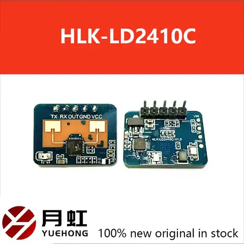 1PCS LD2410C HLK-LD2410C 24GHz mmWave human presence sensor motion module HiLink