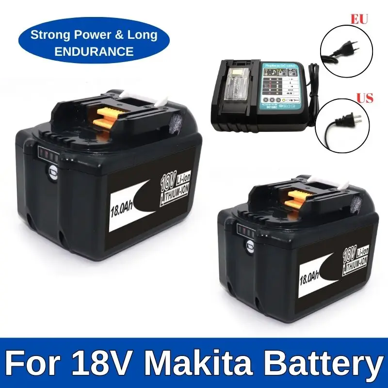 12Ah 18V Li-ion Replacement Battery for Makita Power Tools - High Capacity Batterie, Bateria, akku accu for Drill & Saw