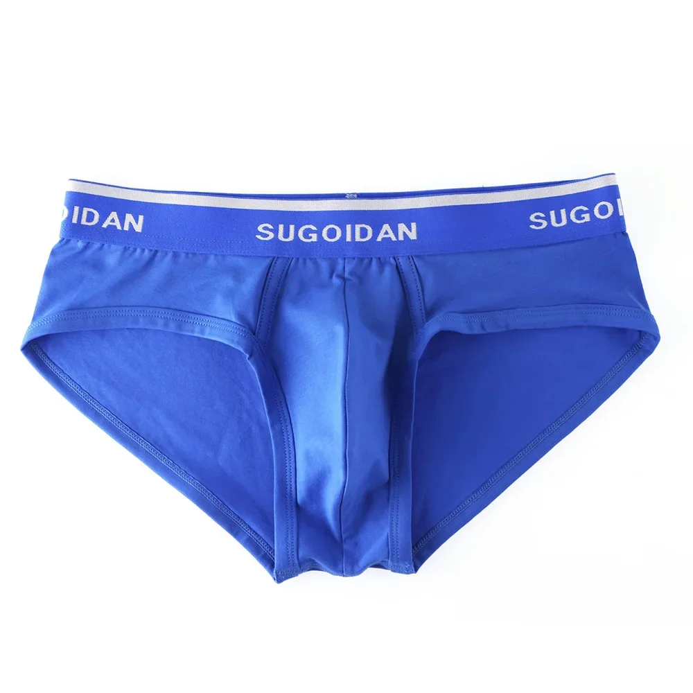 ملابس داخلية قصيرة مثيرة للرجال من القطن تسمح بمرور الهواء ومريحة وامتصاص العرق سراويل رياضية للمراهقين بخصر منخفض على شكل حرف U ملابس داخلية محدبة