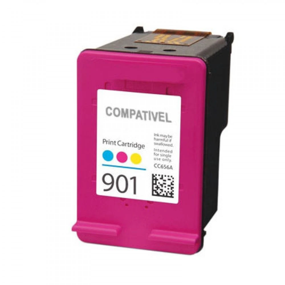 CARTUCHO 901XL COLORIDO COMPATIVEL HP J4660 J4524 J4624 4500