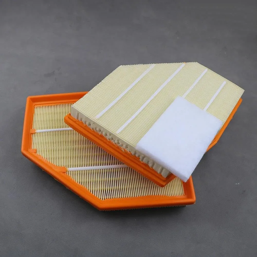 13718699809 13718699810 2Pcs Engine Air Filter Kit Compatible with BMW G30 G11 G12 G14 G15 G16 F90 F91 F92 F93 M550 750I M850I