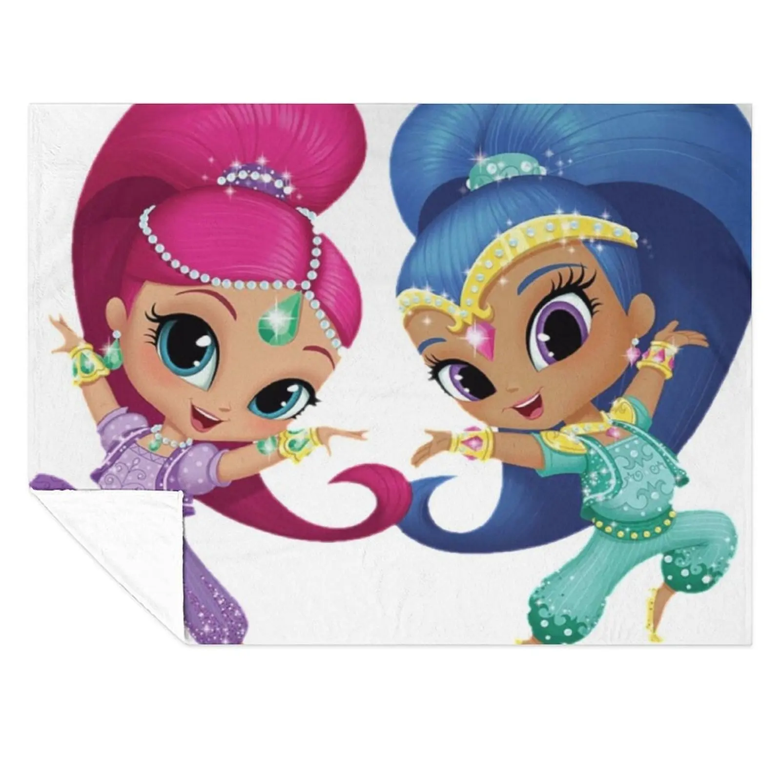 

shimmer and shine pillow Throw Blanket halloween Summer Beddings Heavy Blankets