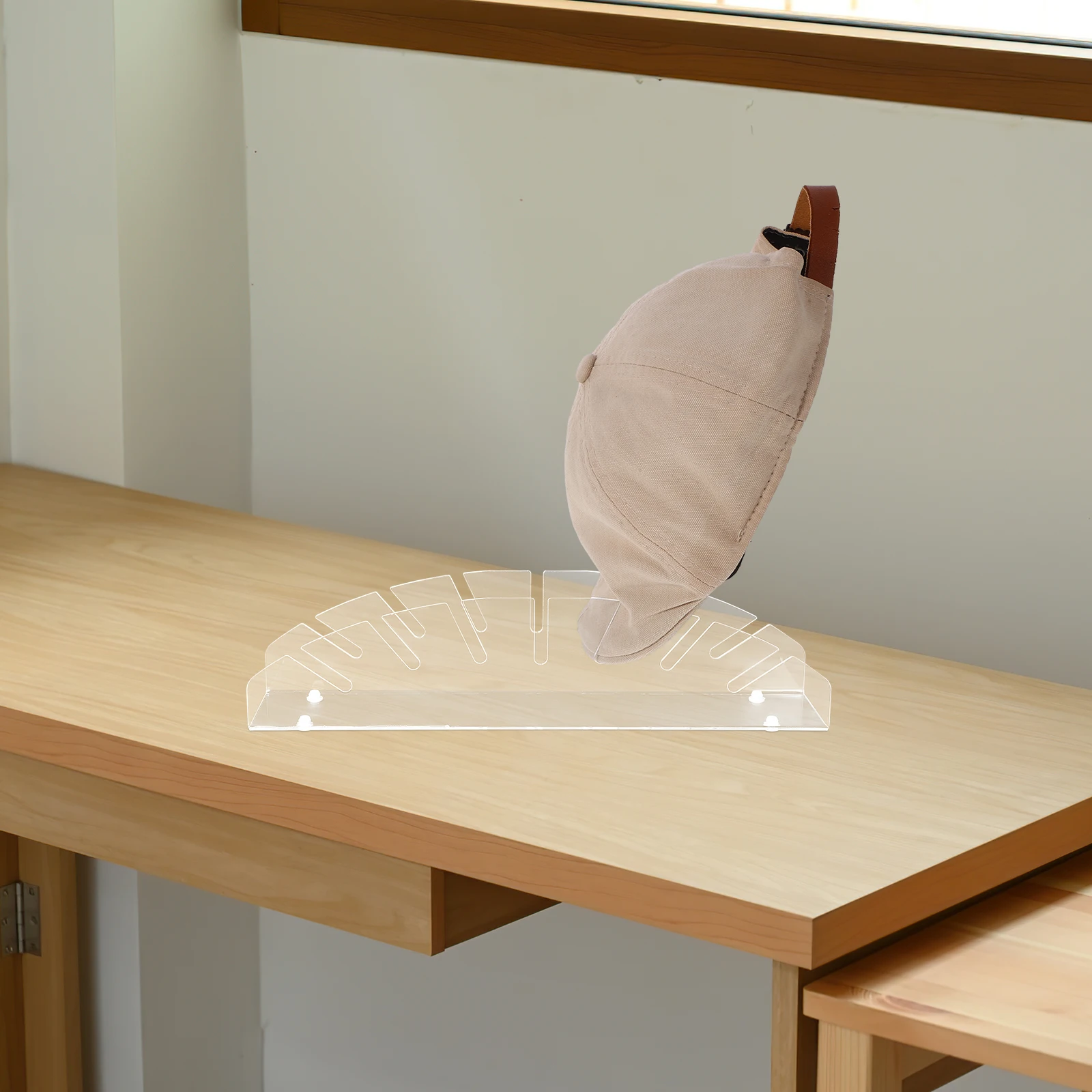 

1PC Clear Display Rack ganizer for Baseball Caps Clear Holder Practical Hat ganizer Hat Display St Small Crafts