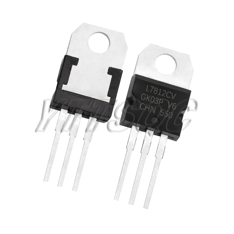 L7812CV TO-220 10PCS L7812 LM7812 7812 Positive-Voltage Regulators IC