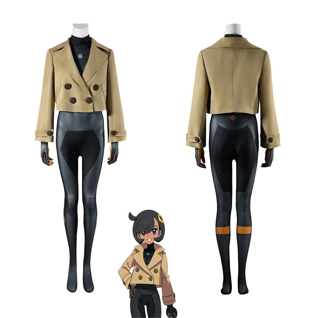 

Костюм для косплея «Гра Эмма Матиер», боди с курткой, женский комплект на Хэллоуин, карнавал, вечеринку, Рождество, ролевые наряды