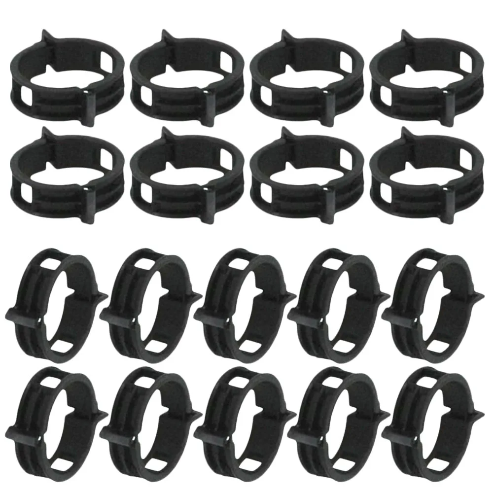 

100Pcs Plant Support Clamp Tomato Stem Clips Durable Plastic Garden Clips for Flower Vine Climbing Vegetables Plant Fixing