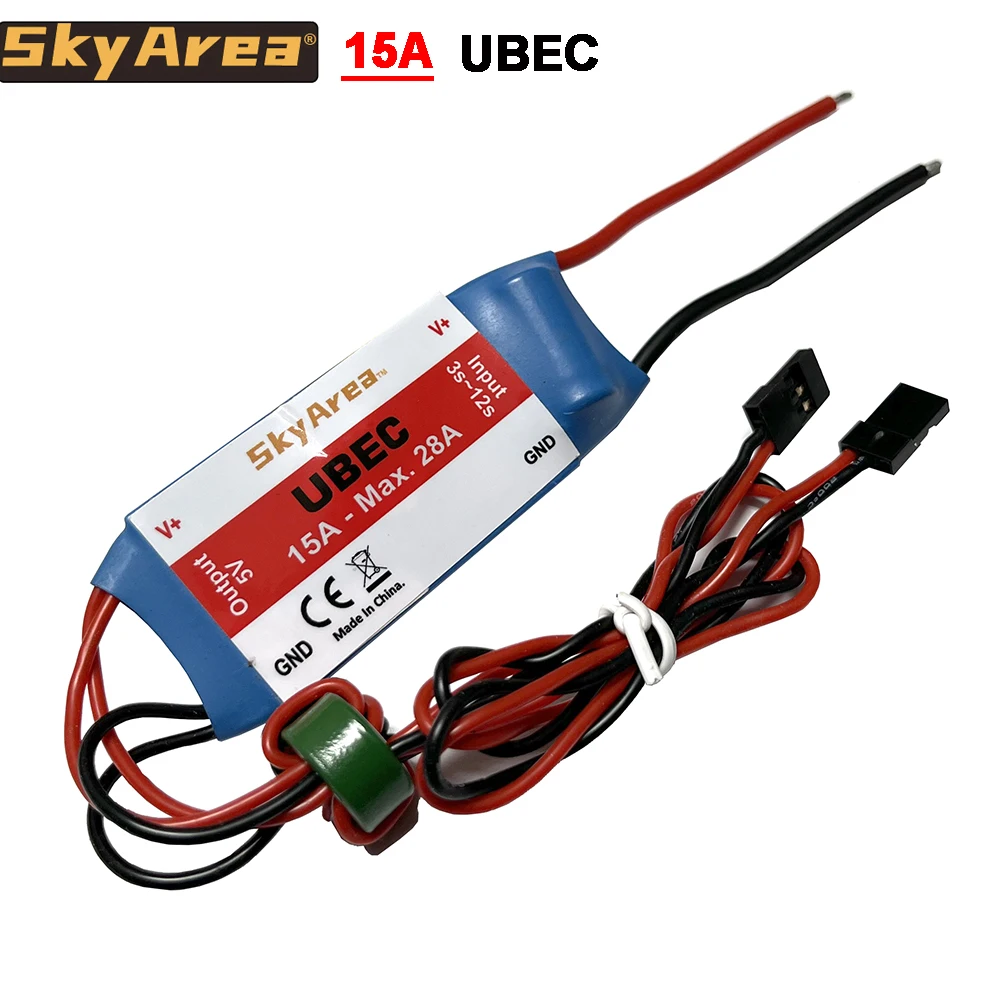 Regolatore di tensione 15A 5.4V SBEC UBEC 3-12s ingresso due linee 5V uscita per RC Lipo batteria Fixwing aereo modello di barca per auto