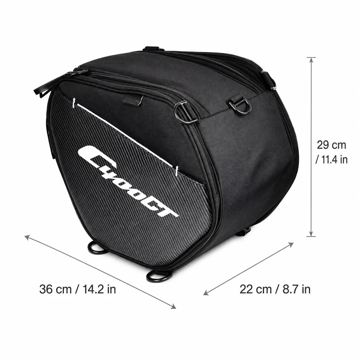 Motorcycle Tunnel Bag For BMW C400X C400GT Scooter Seat Storage Bag Waterproof Under Seat Organizer Accessories