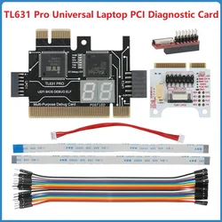 TL631 Pro Diagnostic Card Universal Laptop PCI Expansion Card PCI-E Mini LPC Motherboard Diagnose Analyzer Tester Debug Cards