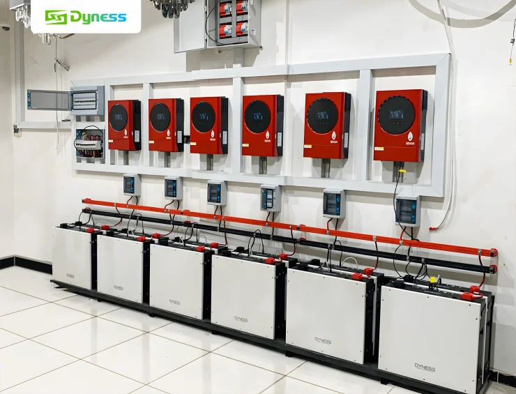 Hot Selling Dyness 51.2v 100ah 5.12kwh Wall Mounted Lithium Battery with 6000 Cycles Life DL5.0C Low Voltage Solar Batteries
