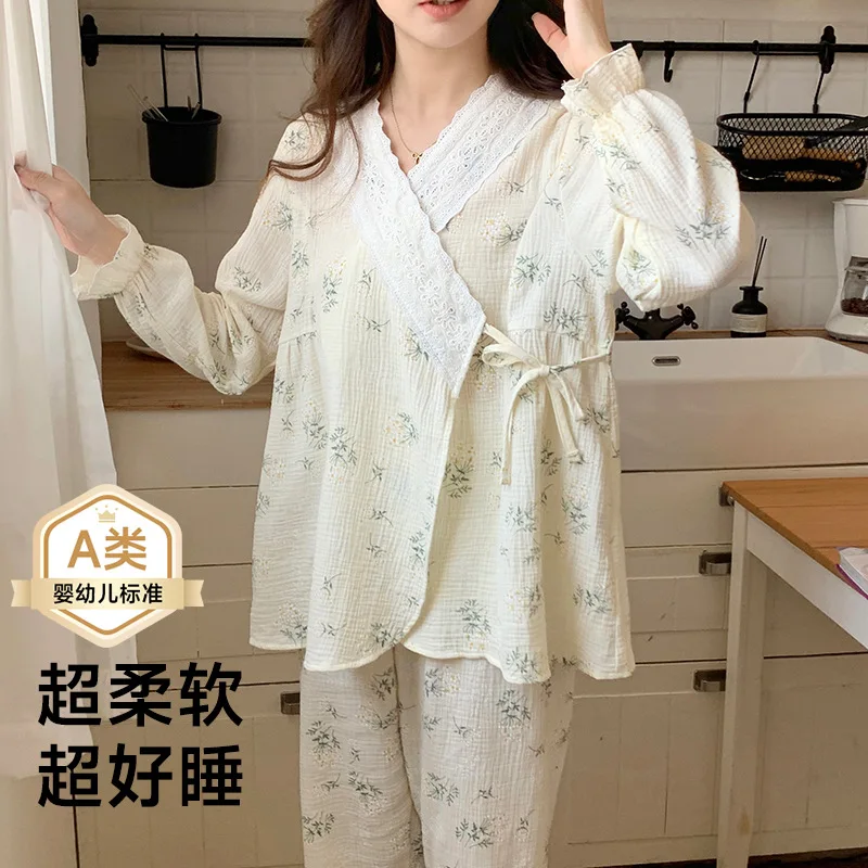 pigiama-premaman-per-allattamento-sottile-e-comodo-100-cotone-autunnale-per-gravidanza-e-relax