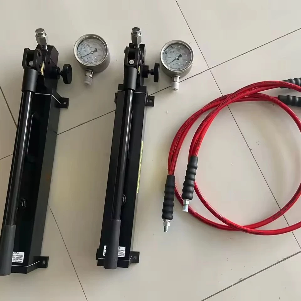 Materiaal van aluminium-titaniumlegering KSP-4000 ultrahogedruk hydraulische handpomp met twee snelheden