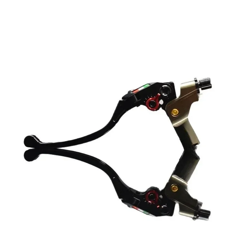 Universal 22 handlebars motorcycle CNC wiring harness clutch labor-saving lever 6-segment adjustment tie rod