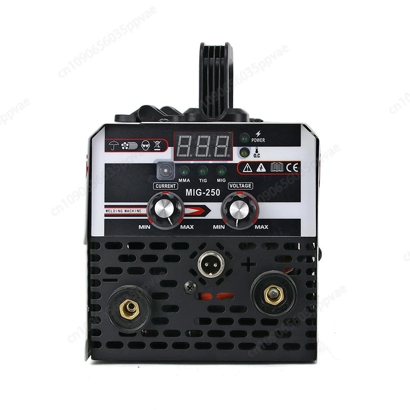 Mesin Las Inverter IGBT 4 in 1 MIG MMA TIG 250A 220-240V Portabel untuk Pengelasan Busur di Rumah, Garasi, dan Fabrikasi Logam, Ringan