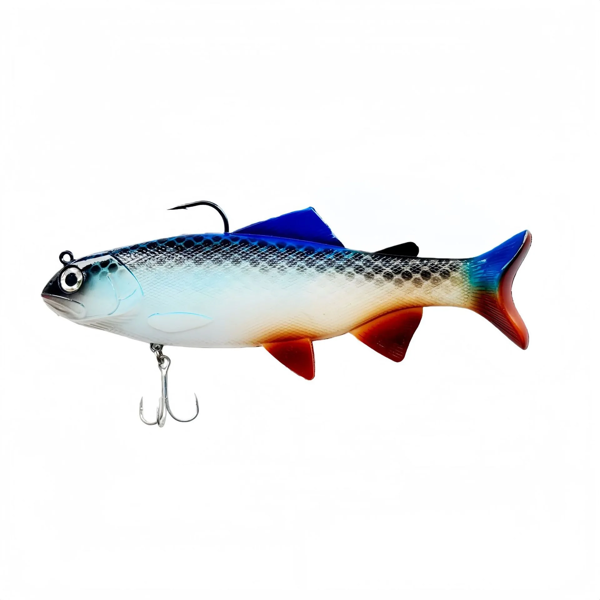 

Swolfy 3pcs Trout Soft Baits 20cm 133g Sinking Action PVC Material Fishing Lure Artificial Swimming Silicon Bait Wobblers