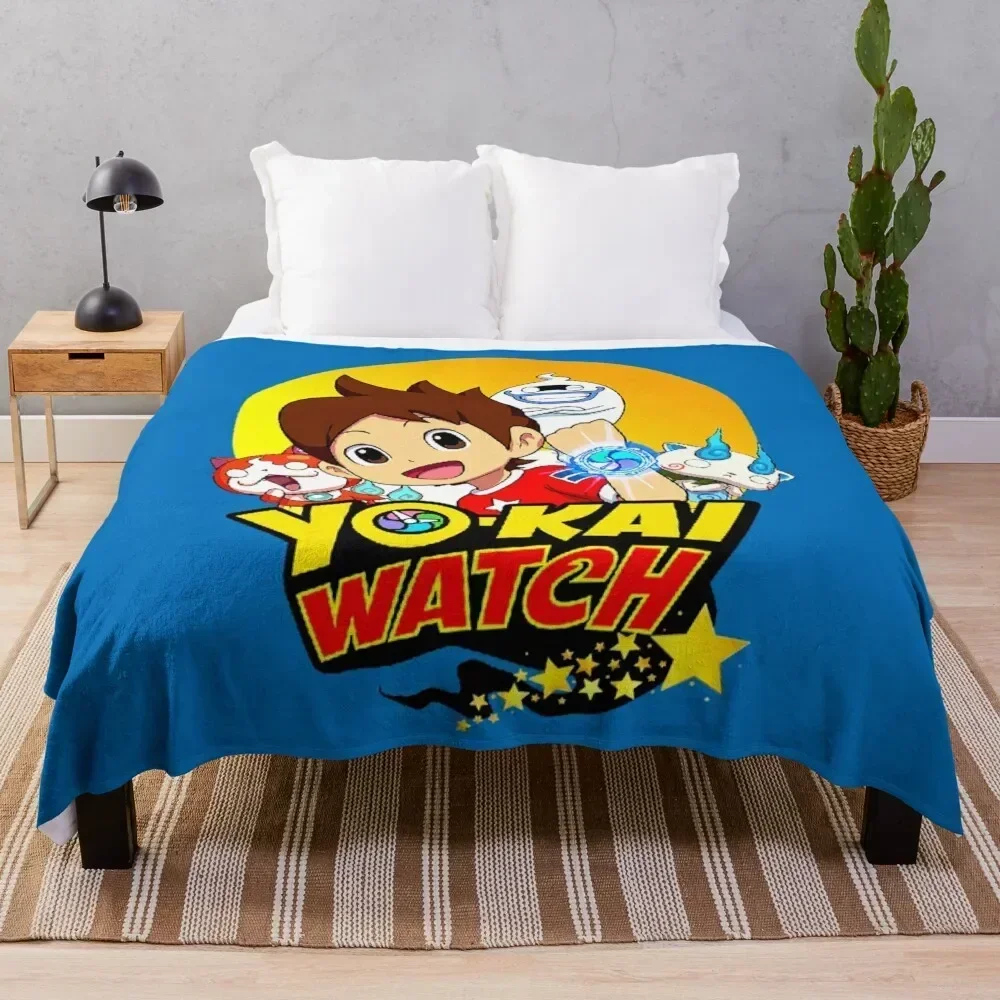 

yokai-watch Throw Blanket Plush Heavy halloween Cute Blankets