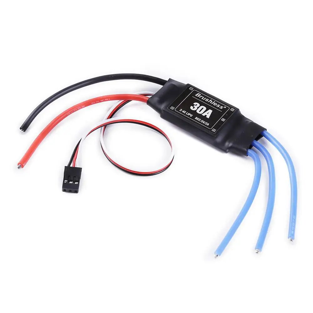 4pcs/lot Rc Brushless 30A ESC 2-4S Electric Speed Controller with 5V 2A BEC For Rc Multicopter helicopter