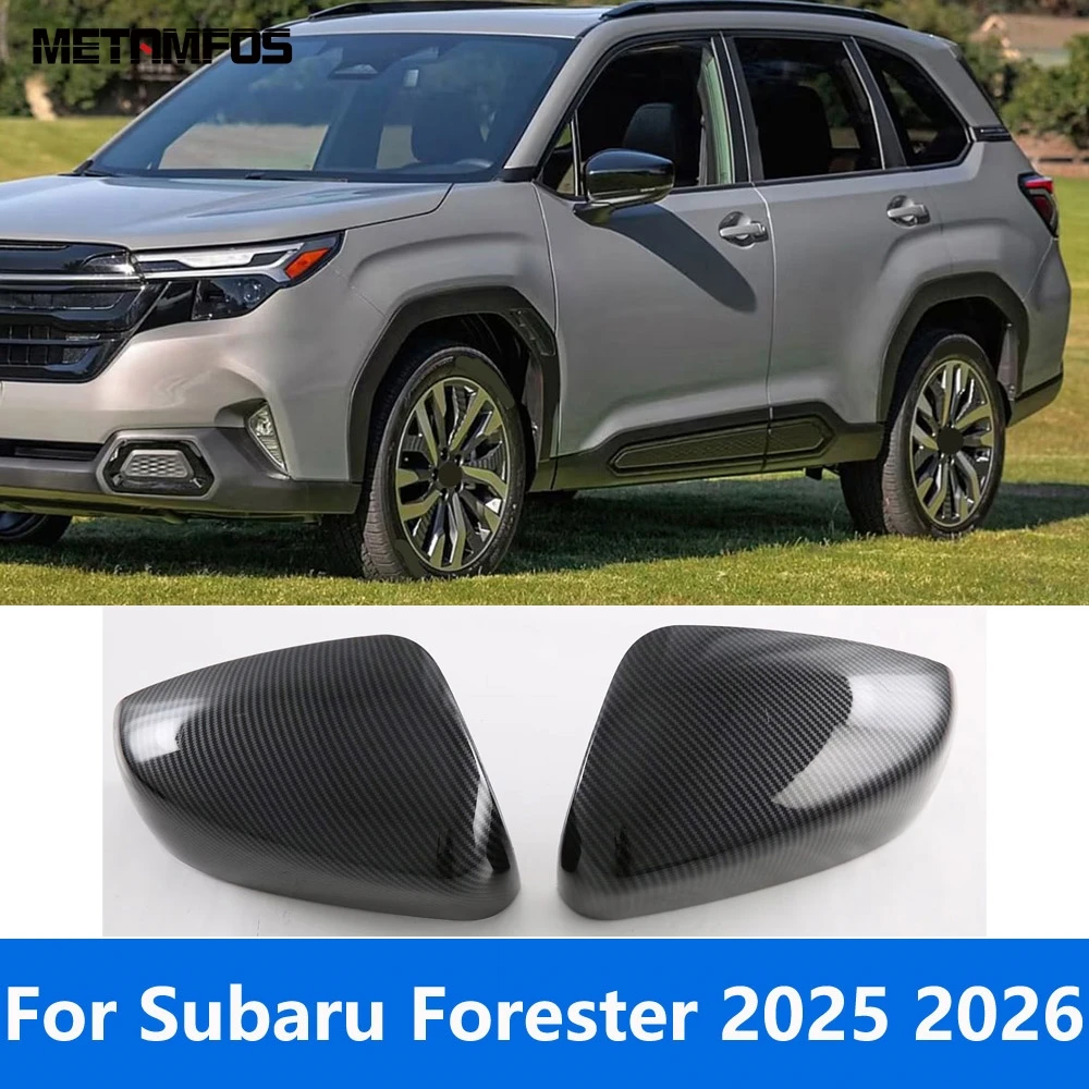 

Для Subaru Forester 2025 2026, углеродное волокно, боковое зеркало заднего вида, накладка, защитная крышка, внешние аксессуары, Стайлинг автомобиля