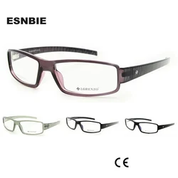 ENSBIE New TR90 Memory Flexible Eyeglasses Frame for Men Accept Optical Glass Lens Rx Prescription Eyewear