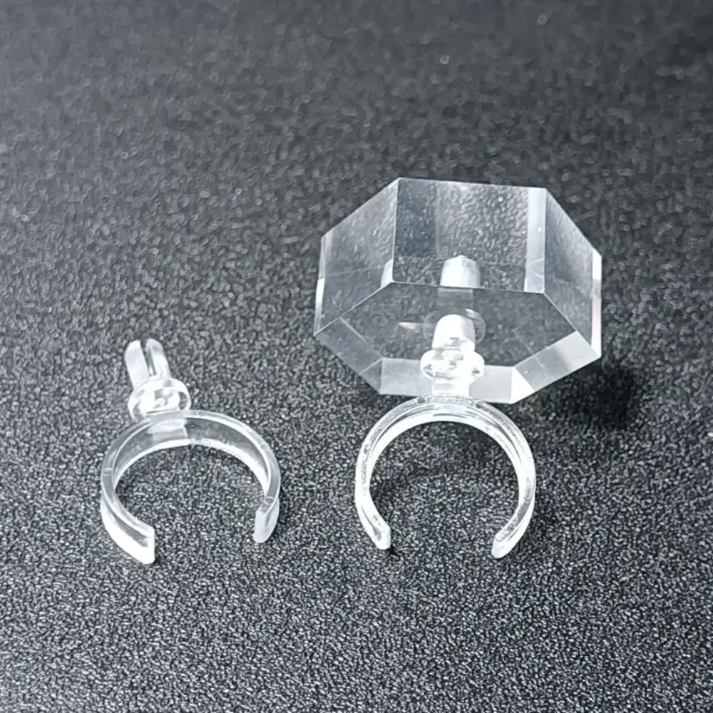 Ring Display Rack Ring Holder Case Acrylic Ring Display Stand Jewelry Show Props Wedding Ring Box Earrings Rings Organizer