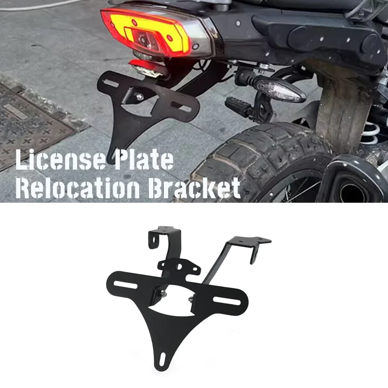 

For CFMOTO CF MOTO 450MT 450 MT 2024 2025-2026 Motorcycle Accessories License Plate Relocation Bracket / Fender Eliminator New