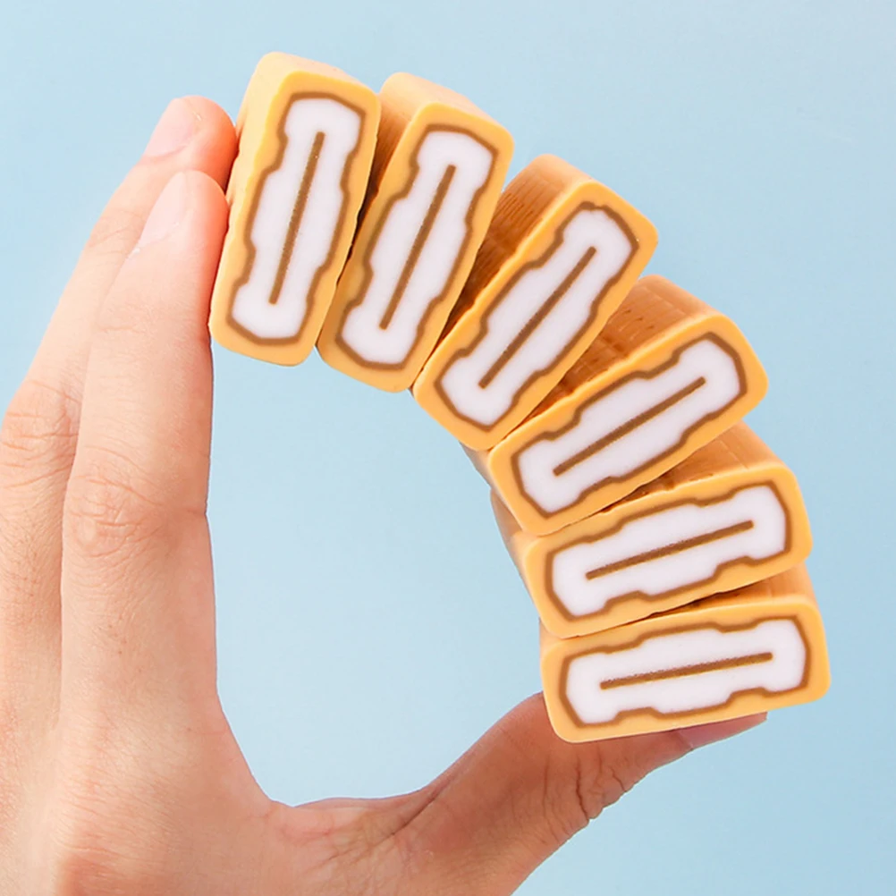 

10pcs Ice Cream Eraser Cute Mini Cartoon Pencil Bulk Novelty Kawaii Small Creative Fun Student School Supplies Erasers Regular