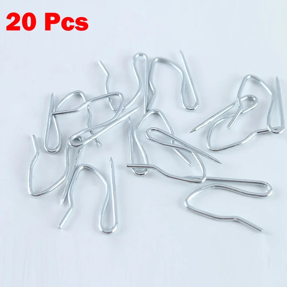 Window Hardware Hook Home 34 Mm Long Metal Pin Pinch Silver For French Pleat For Pinch Pleat 2022 Brand New High Quality