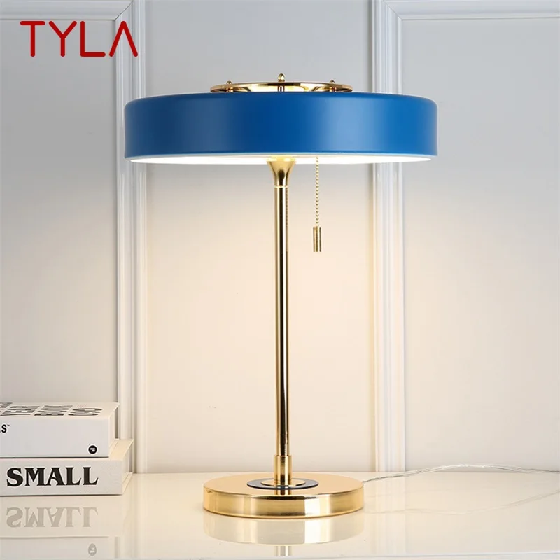TYLA Contemporary Luxury Table Light Design E14 Desk Lamp Home LED Decorative For Foyer Living Room Office Bedroom