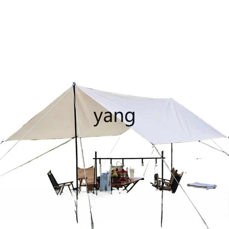 

lmm outdoor tent thickened 900D Oxford cloth butterfly camping awning large space
