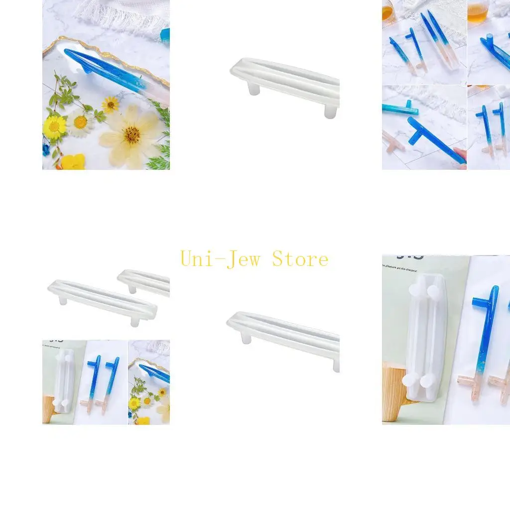 40GB Tray Handle Silicone Mold Resin Casting Mold for Tea Trays, Drawer Pulls, Decor