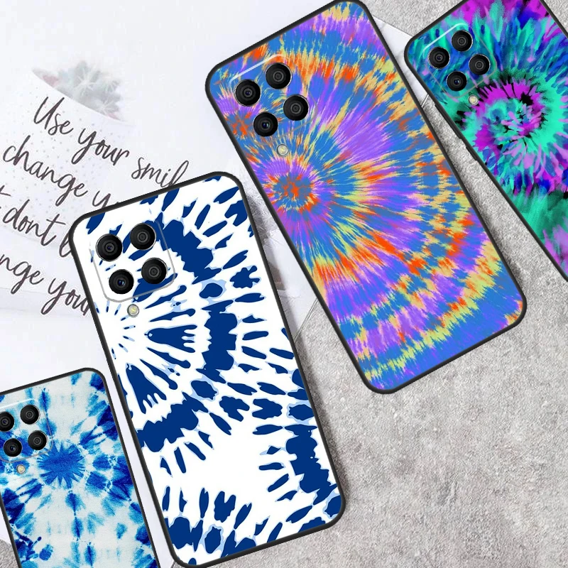 Rainbow Spiral Tie Dye Case For Samsung Galaxy M21 M31 M51 M12 M32 M52 M30s M20 M13 M23 M33 M53 M14 M34 M54 Cover