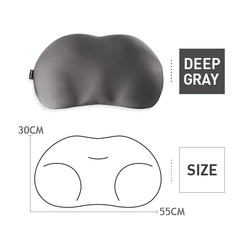 3D Cloud Pillow Ergonomic Memory Foam Pillows Stable Support for Cervical Neck, Deep Sleep & Cooling Breathable Pillowcase