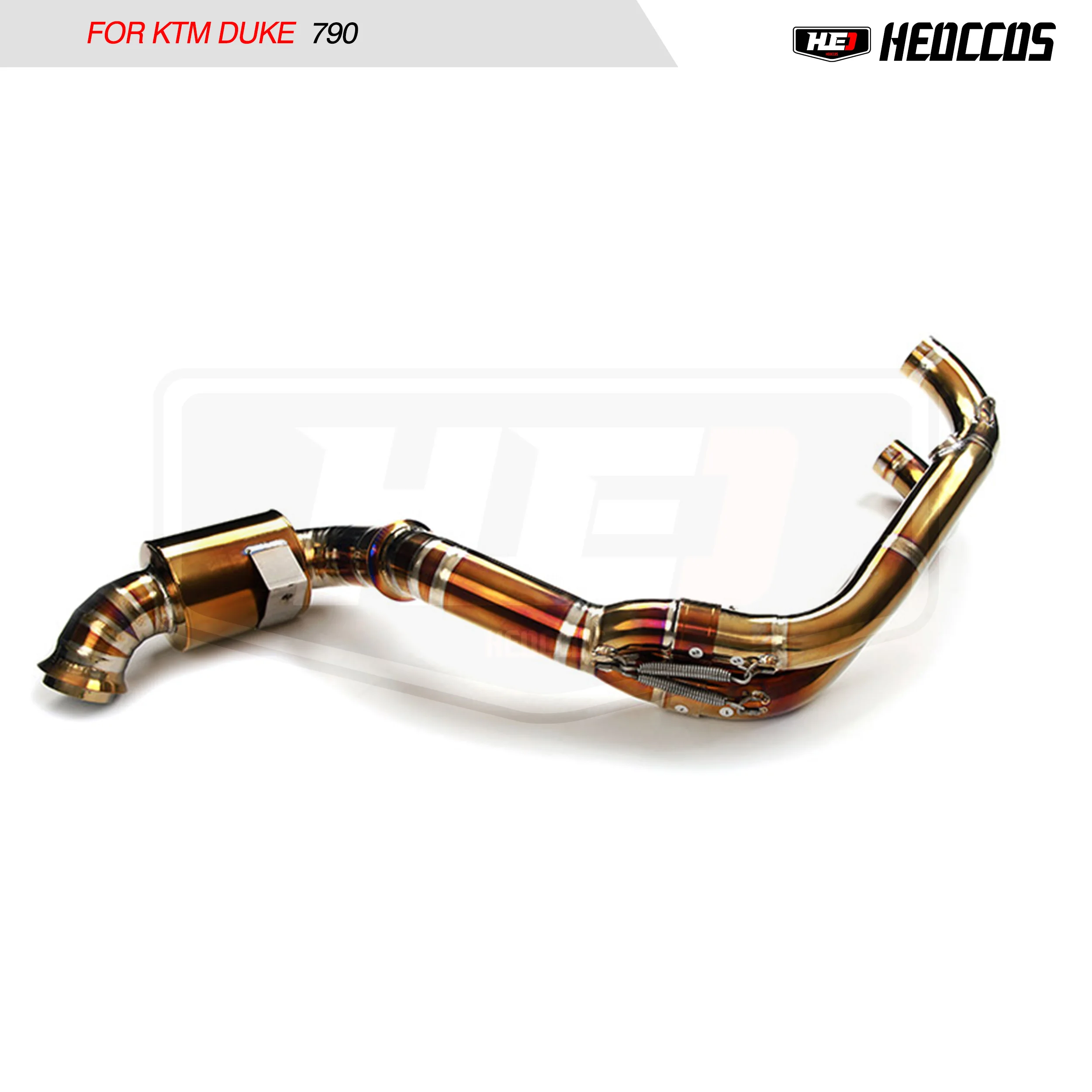 HEO Muffler Exhaust Motorcycle Electric Motorcycle Exhaust For KTM 790 Titanium alloy Exhaust