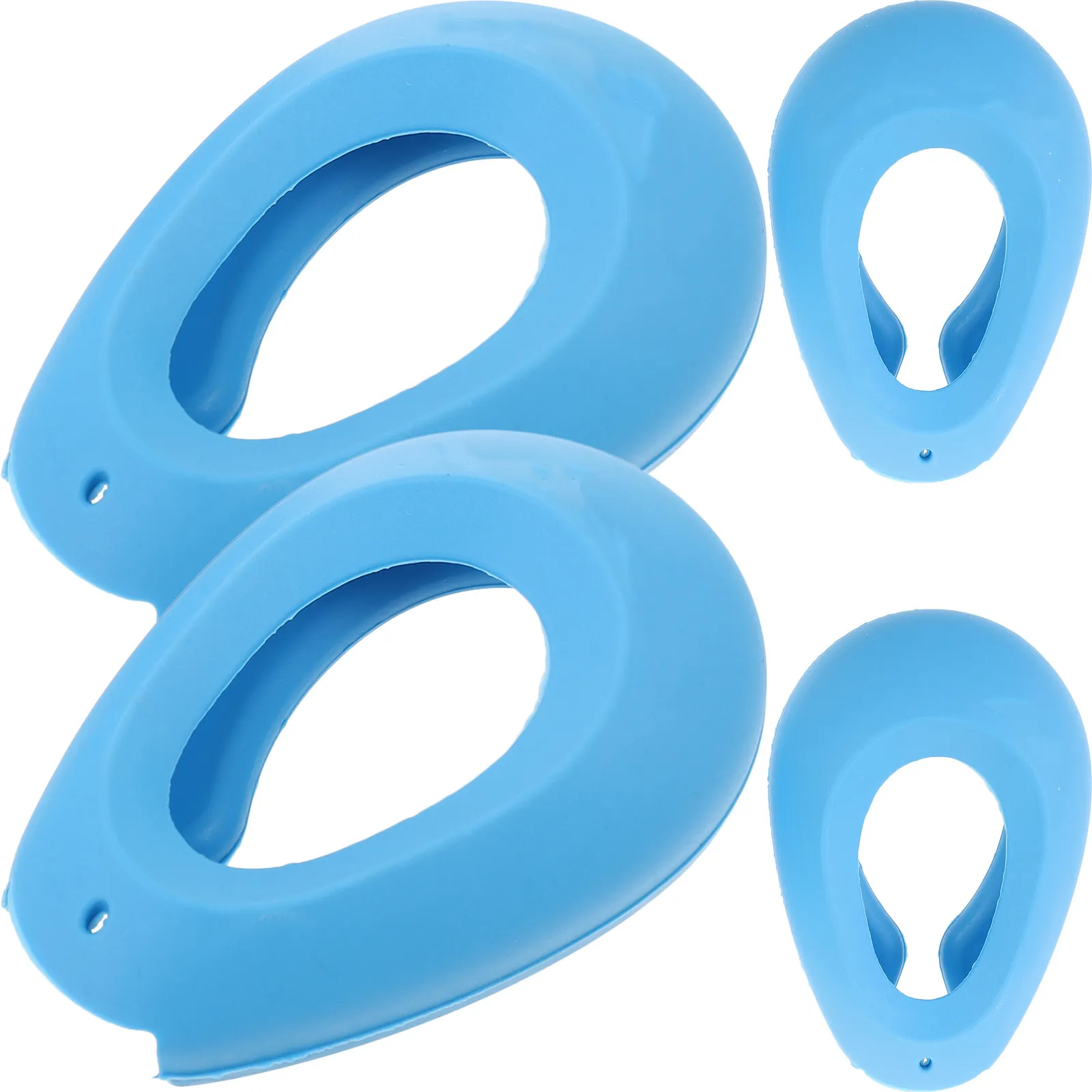 

2Pairs Hair Dye Ear Covers Silicone Ear Protectors for Heat Protection Hair Coloring Accessories for Salon Home Use