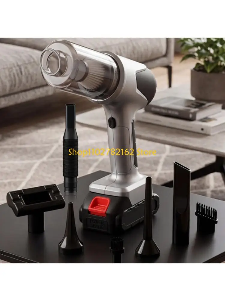 547B Rechargeable Auto Vacuum Cleaner for Quick Vehicle Interior Cleaning, Crevice Debris Pickup and Floor Mat Dust Removal