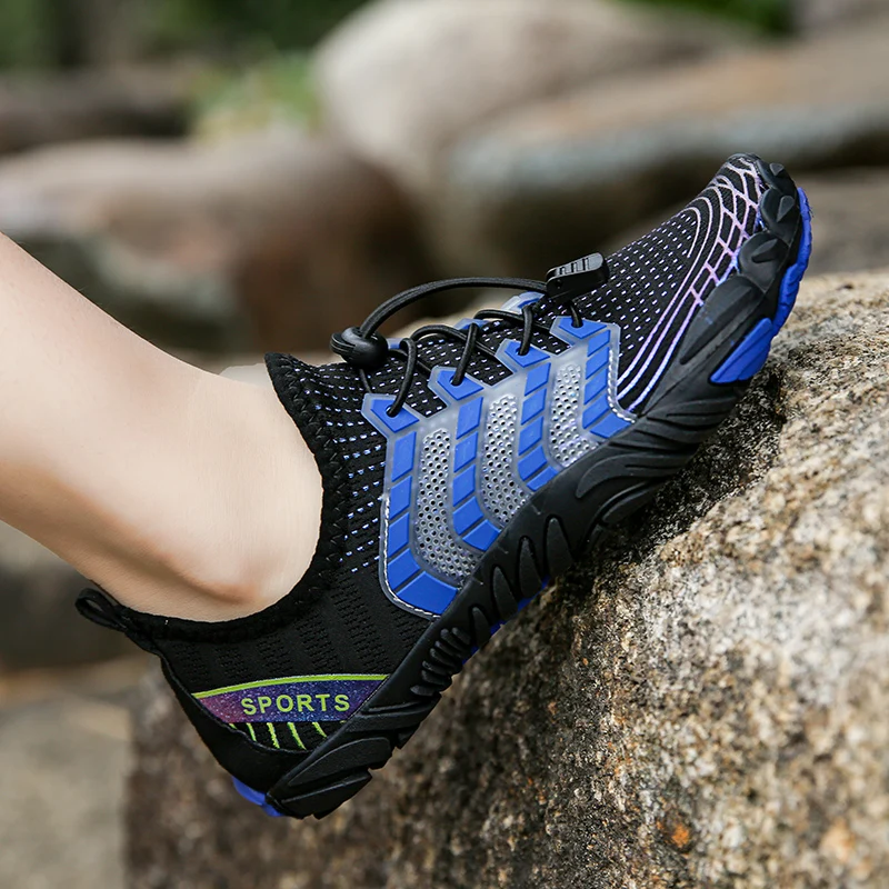 New Women Men Outdoor Beach Aqua Shoes Unisex Quick Dry Barefoot Water Shoes Non-slip Upstream Wading Shoes Gym Training Sneaker