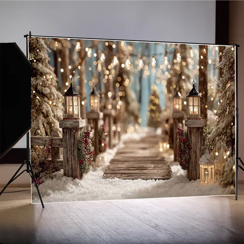 Imagen 2 del producto MOON.QG Fondo de Navidad telón de fondo fotografía Navidad foto fondos de pantalla cartel de Navidad sesión fotográfica estudio de fotografía