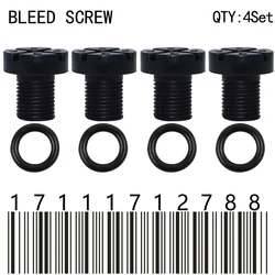 4X For BMW 1Series E87 F20 116i 118i 120i 125i Coolant Air Valve Bolt Bleeder Screw Radiator Cap Expansion Tank Plug Vent Fixing