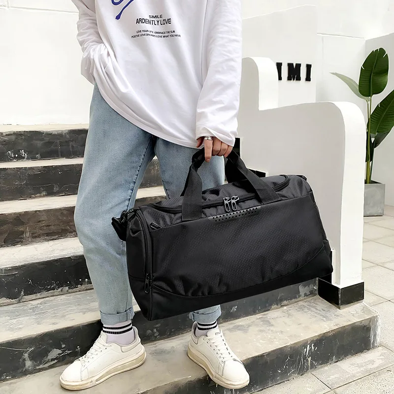 Wet Dry Separation Exercise Bag Waterproof Shoulder Handbag Yoga Bag Canvas Luggage Sports Bags Swimming Fitness Travel Tote Bag