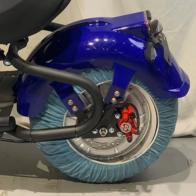 Two-wheeled battery car big tire Harley electric car adult transportation two-wheeled electric motorcycle 5 sets