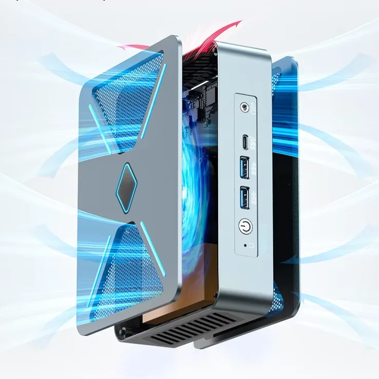 Produttore Mini Pc 12th Mini Computer Doppio Display Super Potente Ufficio Win11pro