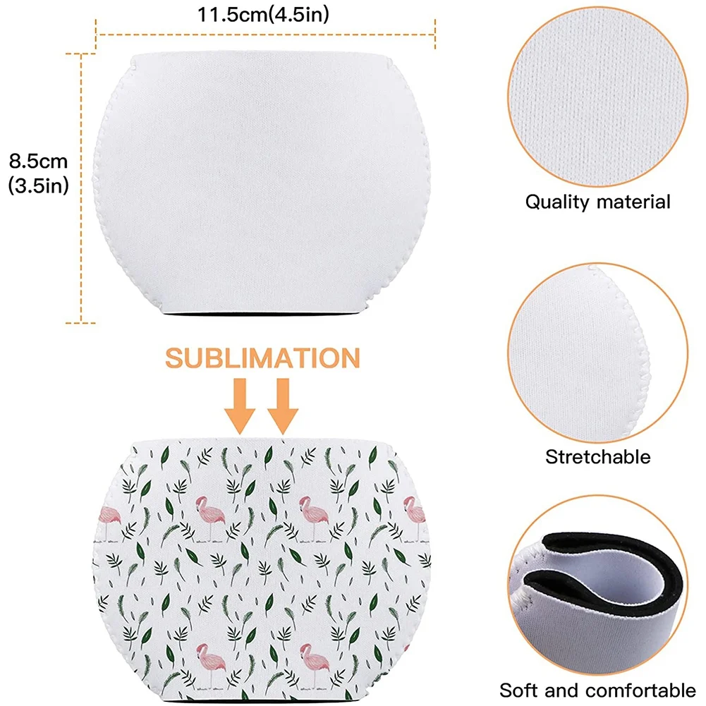 A01F-Sublimation Blanks Wine Glass Sleeve Neoprene Wine Glass Insulator Cover For Glass Sublimation Ornaments Supplies