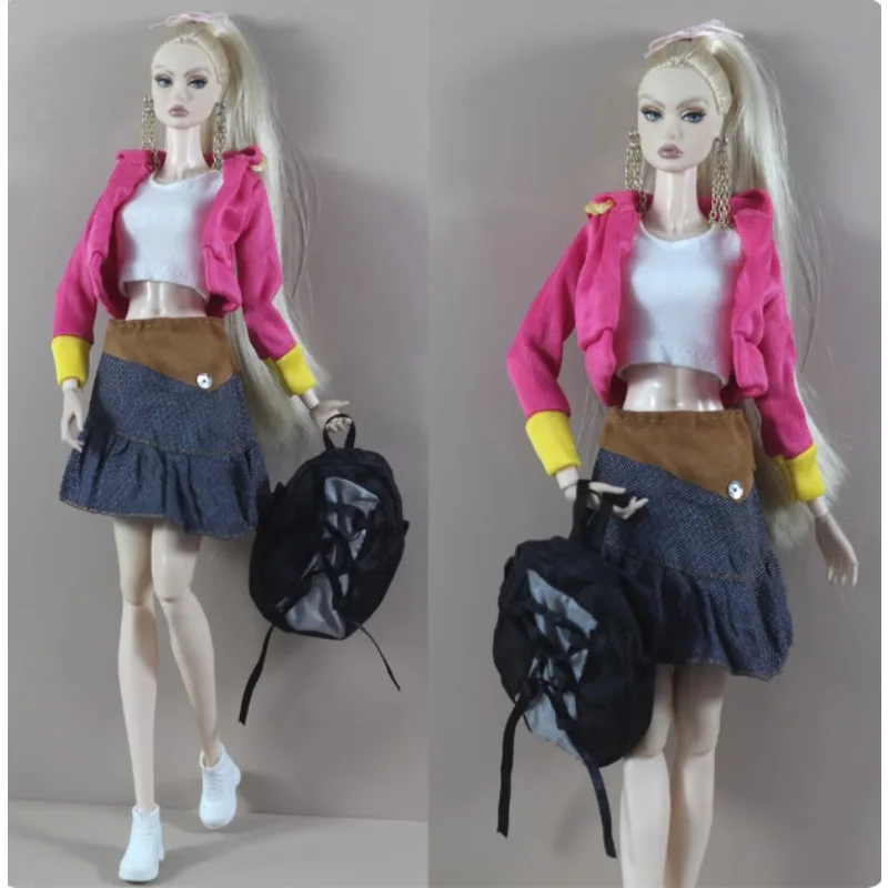 Lx1146 linda camiseta tops saias calças ternos roupas presentes para suas bonecas 1/6 babi xinyi fr fr2 mizi mengfan