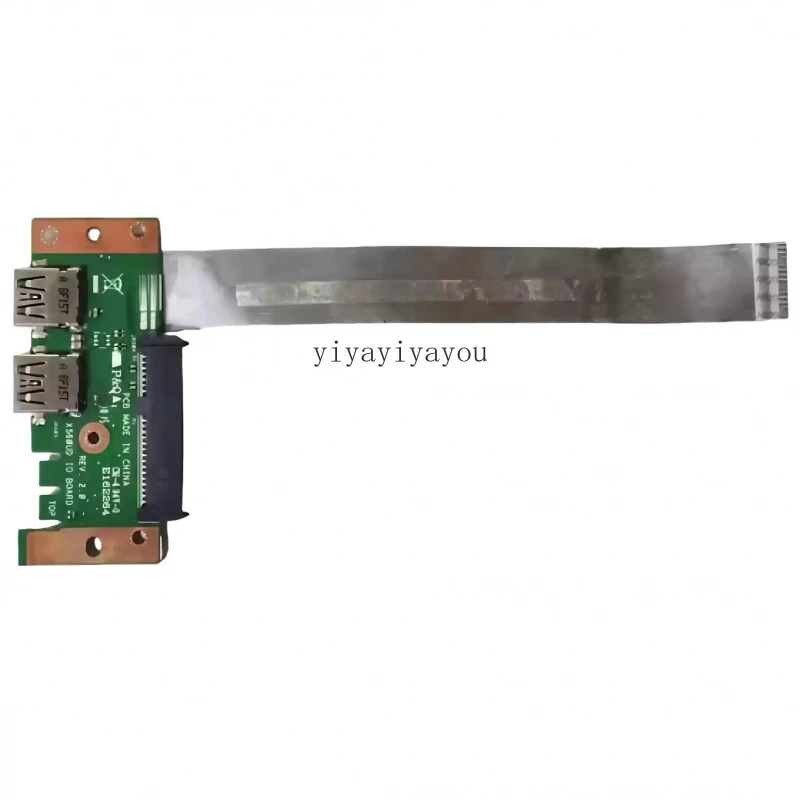 AVAILABLE ORIGINAL  FOR ASUS YX560U X560 X560UD IO BOARD USB BOARD HDD ODD CONNECTOR WITH FLEX CABLE  FAST SHIPPING 90%new