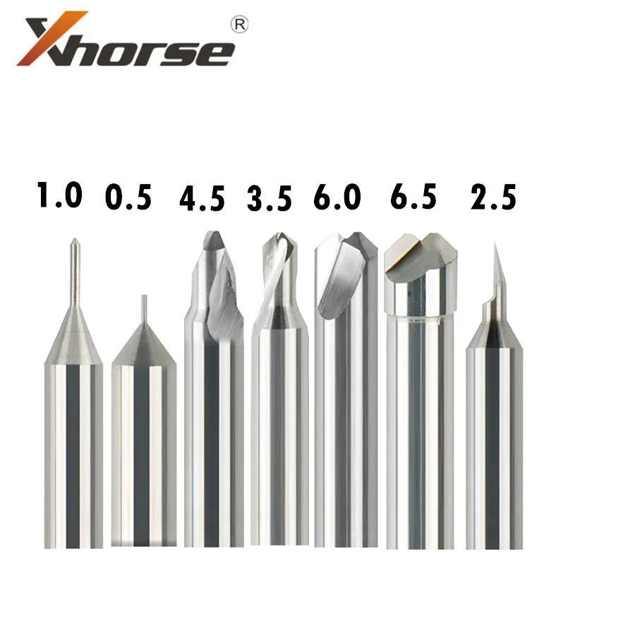 Xhorse 0.5mm 1.0mm 2.5mm 3.5mm 4.5mm 6.0mm 6.5mm Dimple Cutter (External) for Condor II 5Pcs/Lot Condor II 1Piece