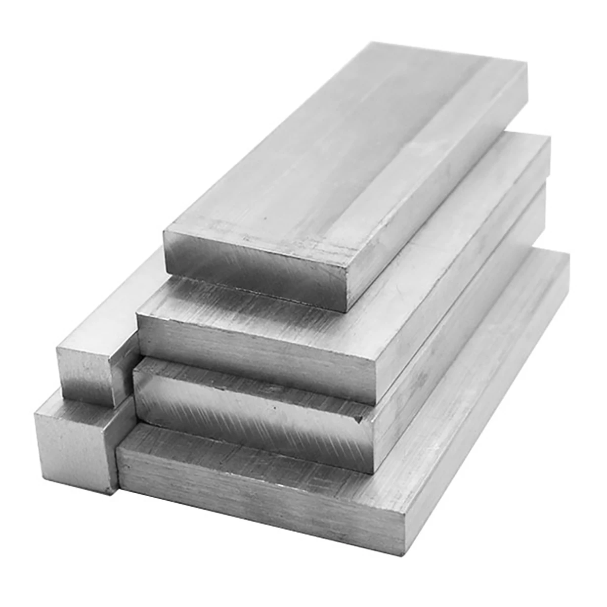 1Pcs 304 Stainless Steel Flat Bar Thick 3/4/5/6/8mm Width10-80mm Length 100/200/300/500mm 304 Plate Sheet