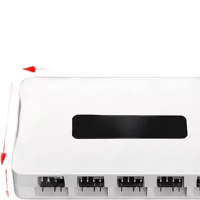 ARGB For PWM Fan Controller Hub 10 Port 5V 3Pin Addressable RGB LED Splitter With Magnetic Base For PC Case Cooling System Acces