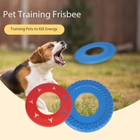 Funny Dog Toys Interactive Throwing Flying Disc Outdoor Training Toy Bite Resistant Puppy Chew Toys Pets Dogs Flying Saucer Game