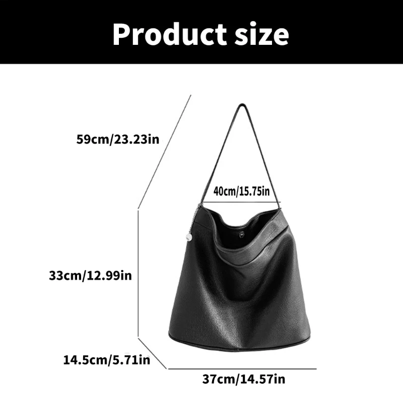 モダンな PU レザー脇の下バッグ広々としたショルダー財布だらしないバッグレディース 066F